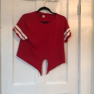 Red tee from h and m in a size large in juniors